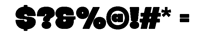 Sugra Regular Font OTHER CHARS