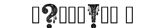 Sullivan Regular Font OTHER CHARS
