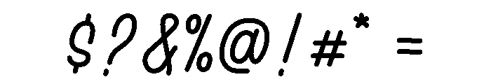 Sumanic Ranger Font OTHER CHARS