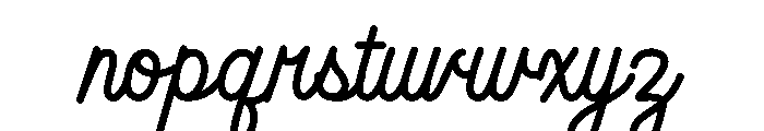 Sumanic Ranger Font LOWERCASE