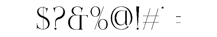 Sumer Grande Font OTHER CHARS