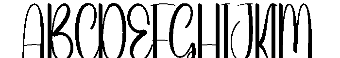 Summer Alphonse Font UPPERCASE