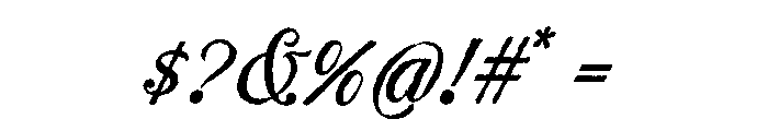Summer Archive Cursive Font OTHER CHARS