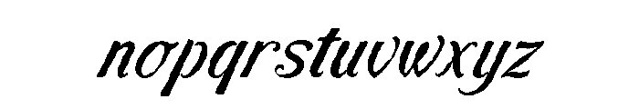 Summer Archive Cursive Font LOWERCASE