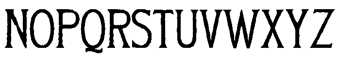 Summer Archive Flared Serif Font UPPERCASE