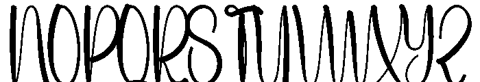 Summer Auralea Font UPPERCASE