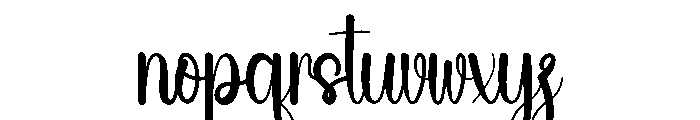 Summer Auralea Font LOWERCASE