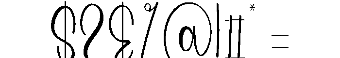 Summer Australian Font OTHER CHARS
