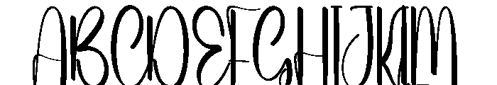 Summer Awhimsy Font UPPERCASE