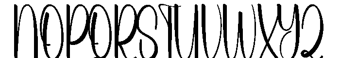 Summer Awhimsy Font UPPERCASE