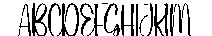 Summer Babygirl Font UPPERCASE