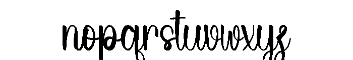 Summer Babygirl Font LOWERCASE