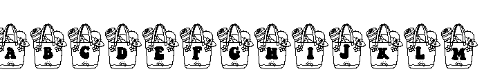 Summer Bag Font UPPERCASE