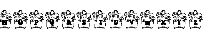 Summer Bag Font UPPERCASE