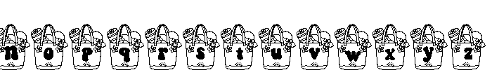 Summer Bag Font LOWERCASE