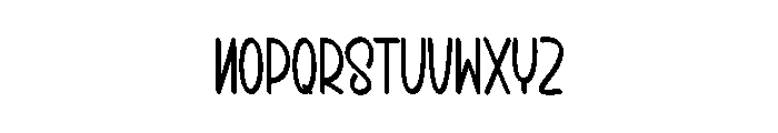 Summer Balsam Font UPPERCASE