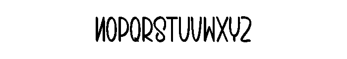 Summer Balsam Font LOWERCASE