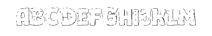 Summer Beach Box Font UPPERCASE