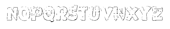 Summer Beach Box Font LOWERCASE