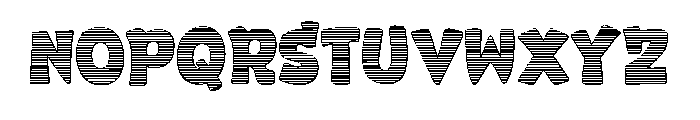 Summer Beach Line Font LOWERCASE
