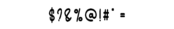 Summer Behinding Font OTHER CHARS