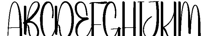 Summer Billiards Font UPPERCASE