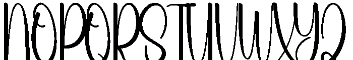 Summer Billiards Font UPPERCASE
