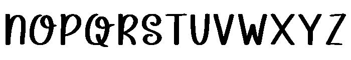 Summer Birthday Regular Font UPPERCASE