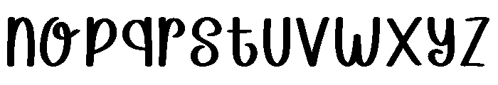 Summer Birthday Regular Font LOWERCASE