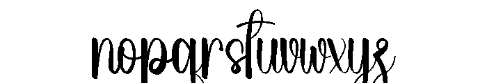 Summer Biscuits Font LOWERCASE