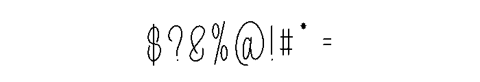 Summer Blanch Font OTHER CHARS