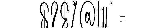 Summer Bookcase Font OTHER CHARS