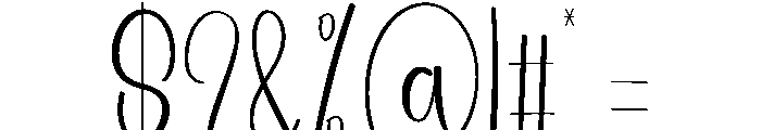 Summer Briefly Font OTHER CHARS