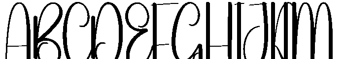 Summer Briefly Font UPPERCASE