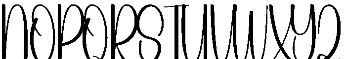 Summer Briefly Font UPPERCASE