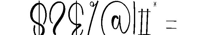 Summer Brighty Font OTHER CHARS