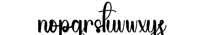 Summer Brighty Font LOWERCASE