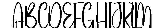 Summer Butterflies Font UPPERCASE