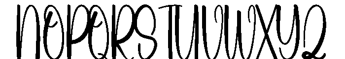 Summer Butterflies Font UPPERCASE