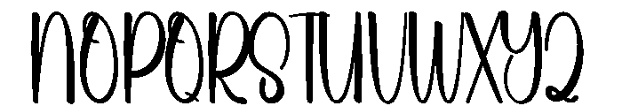 Summer Cactus Font UPPERCASE