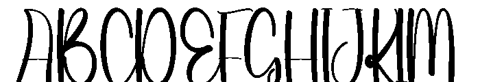 Summer Calestine Font UPPERCASE