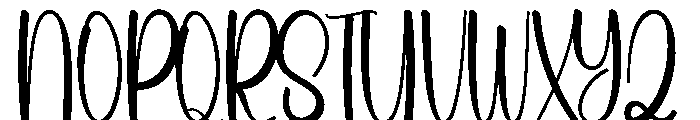 Summer Calestine Font UPPERCASE