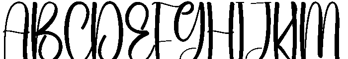 Summer Candid Font UPPERCASE