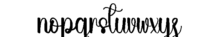 Summer Candid Font LOWERCASE