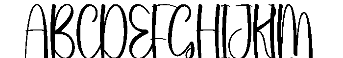 Summer Canoting Font UPPERCASE