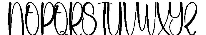Summer Canoting Font UPPERCASE