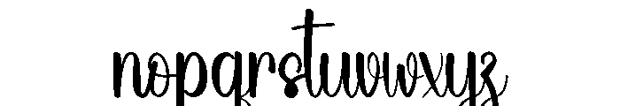 Summer Caraline Font LOWERCASE