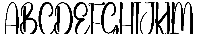Summer Cavendish Font UPPERCASE