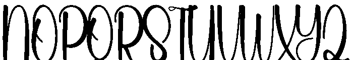 Summer Cavendish Font UPPERCASE