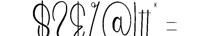 Summer Chelestine Font OTHER CHARS